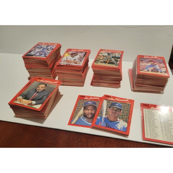 1990 Donruss Baseball Complete Set (716 Cards) + Bonus MVP Series Set (BC1-BC26) - Picture 3 of 4